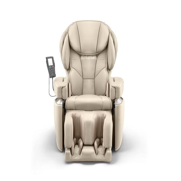 Synca Wellness Ivory Modern Synthetic Leather Premium Made in Japan 4D Massage Chair