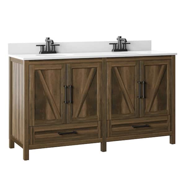 Rustic Bath Vanity In Canyon Lake Pine, Unfinished Bath Vanity With Top