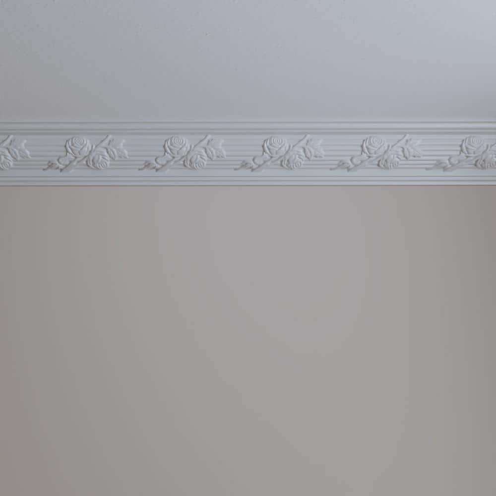 Ekena Millwork 4 1/4"H x 4 1/4"P x 6"F x 94 1/2"L, (7 7/8" Repeat), Winston Crown Moulding