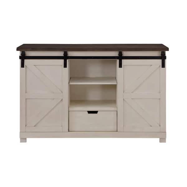 Coast To Coast Accents Bar Harbor II Two Sliding Door 1-Drawer Credenza ...