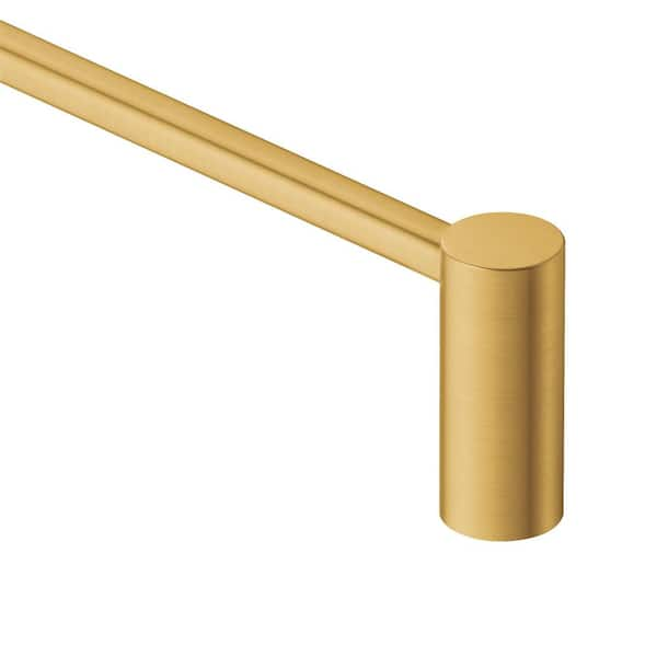 MOEN Align 18 in. Towel Bar in Brushed Gold