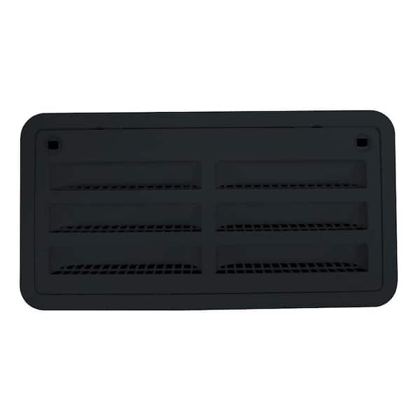 DOMETIC Refrigerator Upper/Lower Plastic Sidewall Vent - Black
