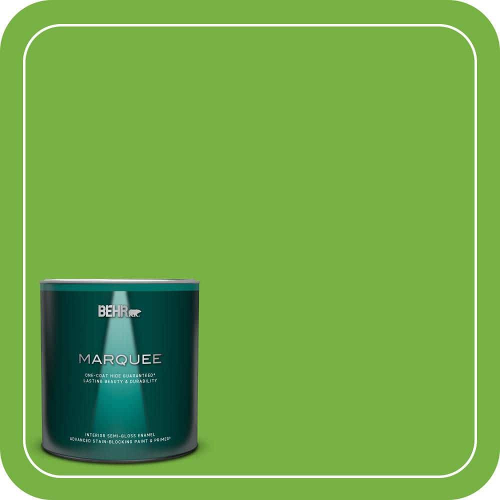 1 qt. #S-G-430 Sparkling Apple Semi-Gloss Enamel Interior Paint & Primer price history on PriceWatchPro