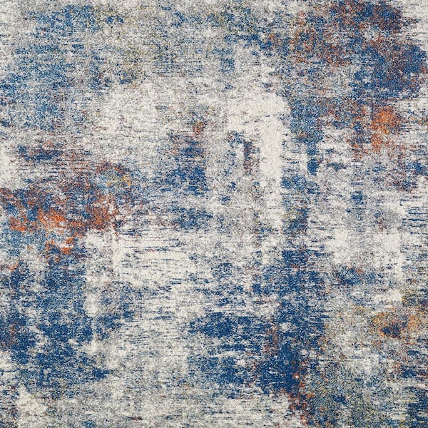 Eviva Aries Cream/Multicolor 9 ft. x 12 ft. Vintage Area Rug