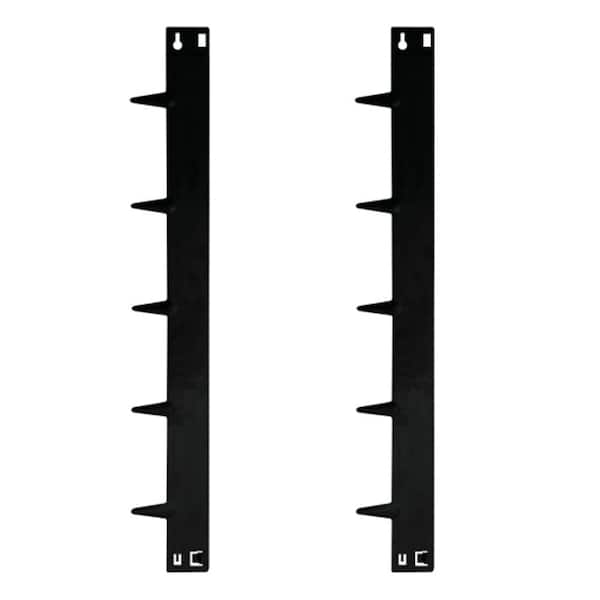 42 in. x 5 in. x 0.2 in. Black Steel Landscape Edging with Rust-Resistant and Waterproof Metal Border (2-Piece)