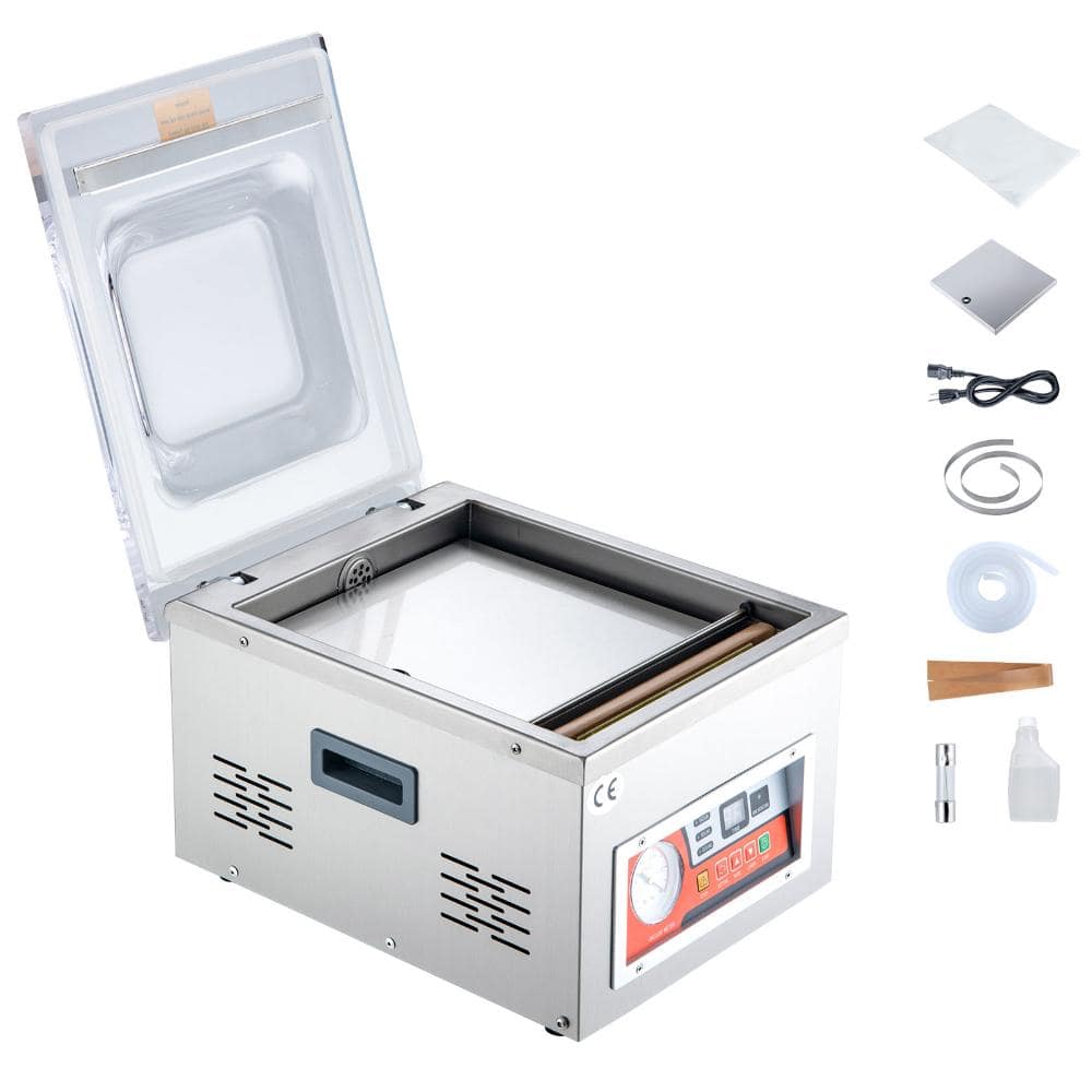 Chamber Vacuum Sealer for Wet Foods and Marinades, 260W with 10.2 in. Seal Bar, Minus 100 kPa Vacuum, Stainless Steel price history on PriceWatchPro