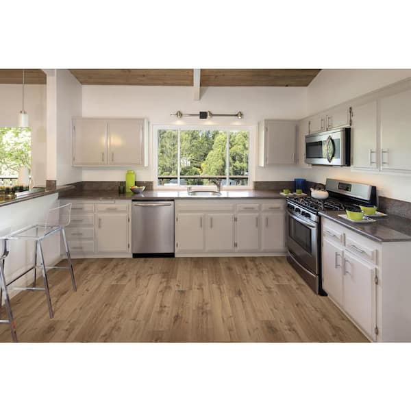 Hancock 20 MIL x 7 in. W x 48 in. L Click Lock Waterproof Rigid Core Luxury Vinyl Plank Flooring (23.64 sq. ft./case)