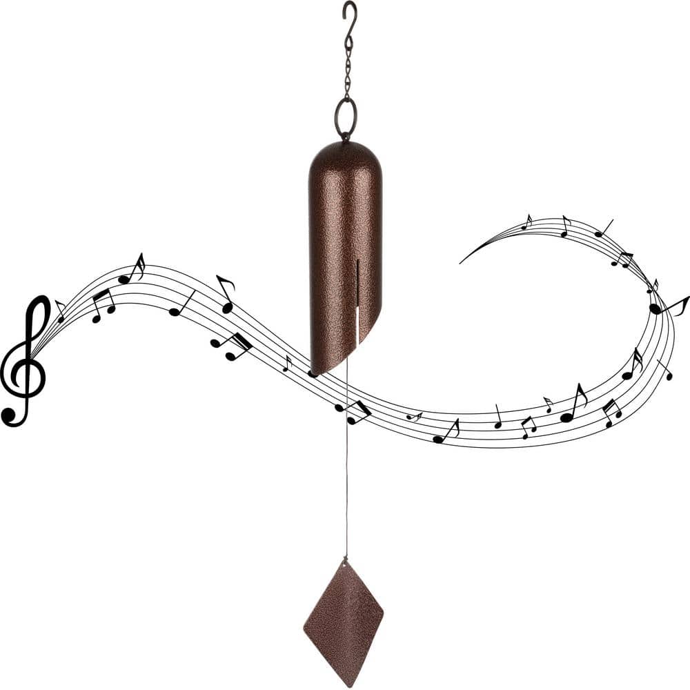 27-Inch Bronze Deep Tone Iron Wind Chimes