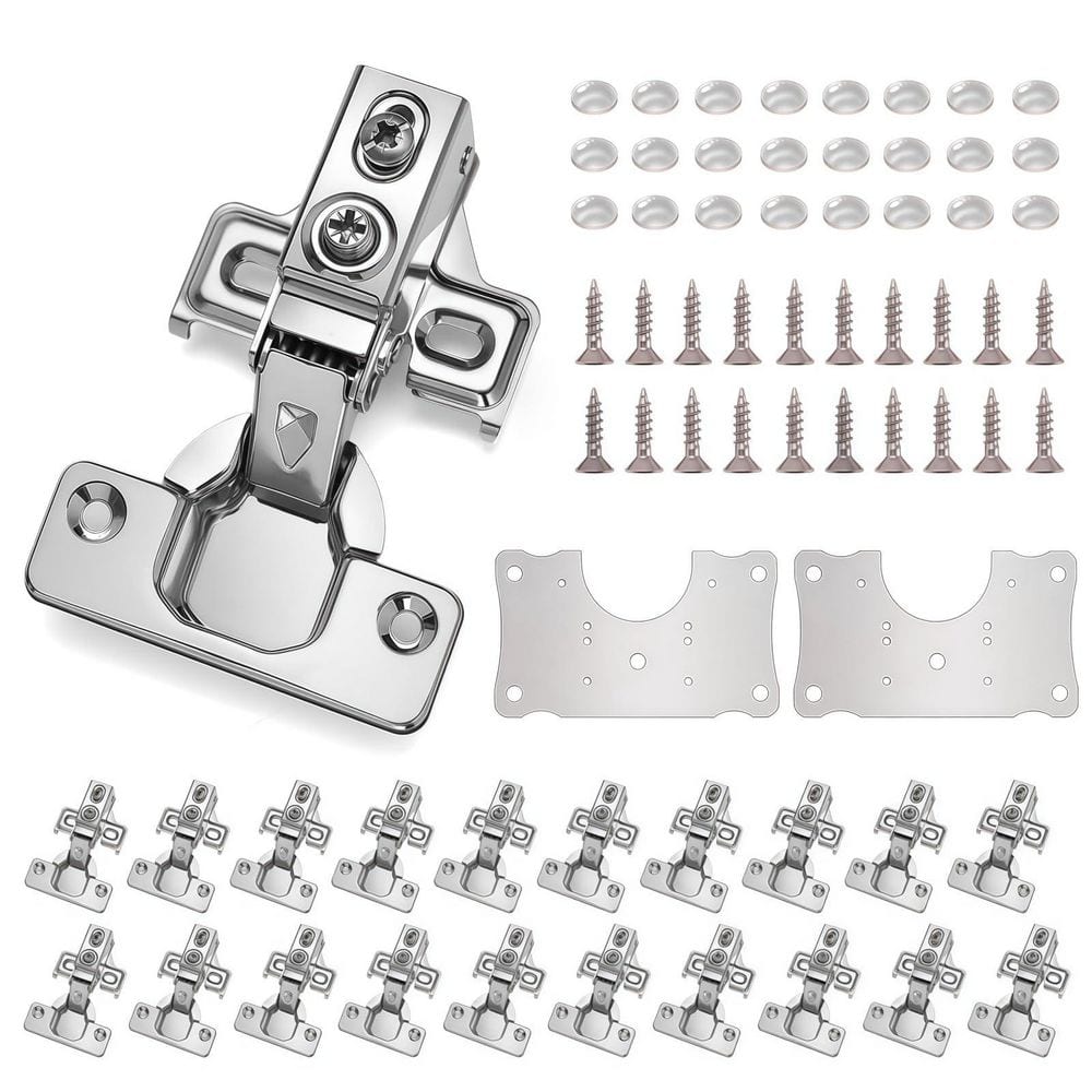 24-Pack Face Frame Concealed 105° Soft Close Cabinet Door Hinges Stainless Steel Self Closing Hinges price history on PriceWatchPro