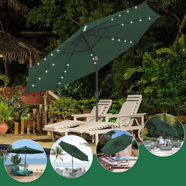 10 x 13 rectangular patio umbrella 10x13 ft large PATIO umbrella with base