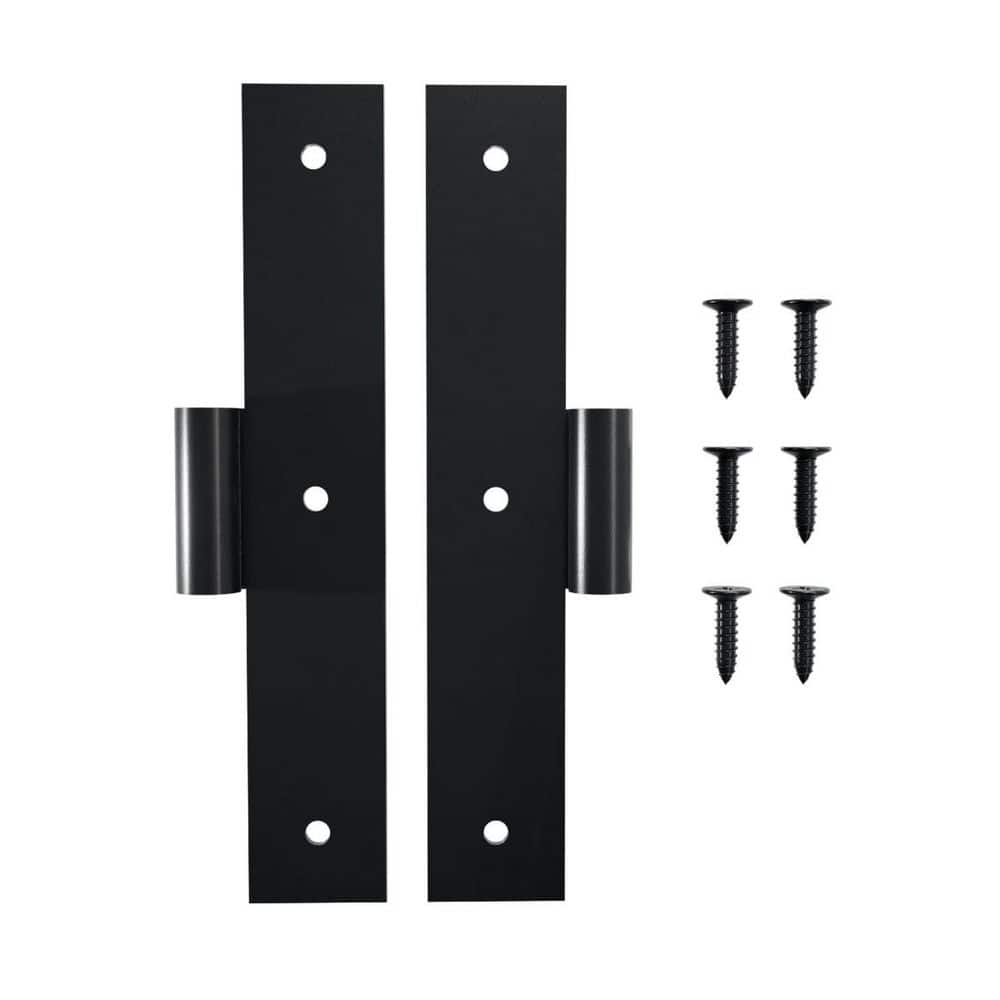 "SteelTek Center Hinge with 0"" Offset w/ Installation Screws (Sold as Pair), 304 Stainless Steel, Powder Coated Black" price history on PriceWatchPro