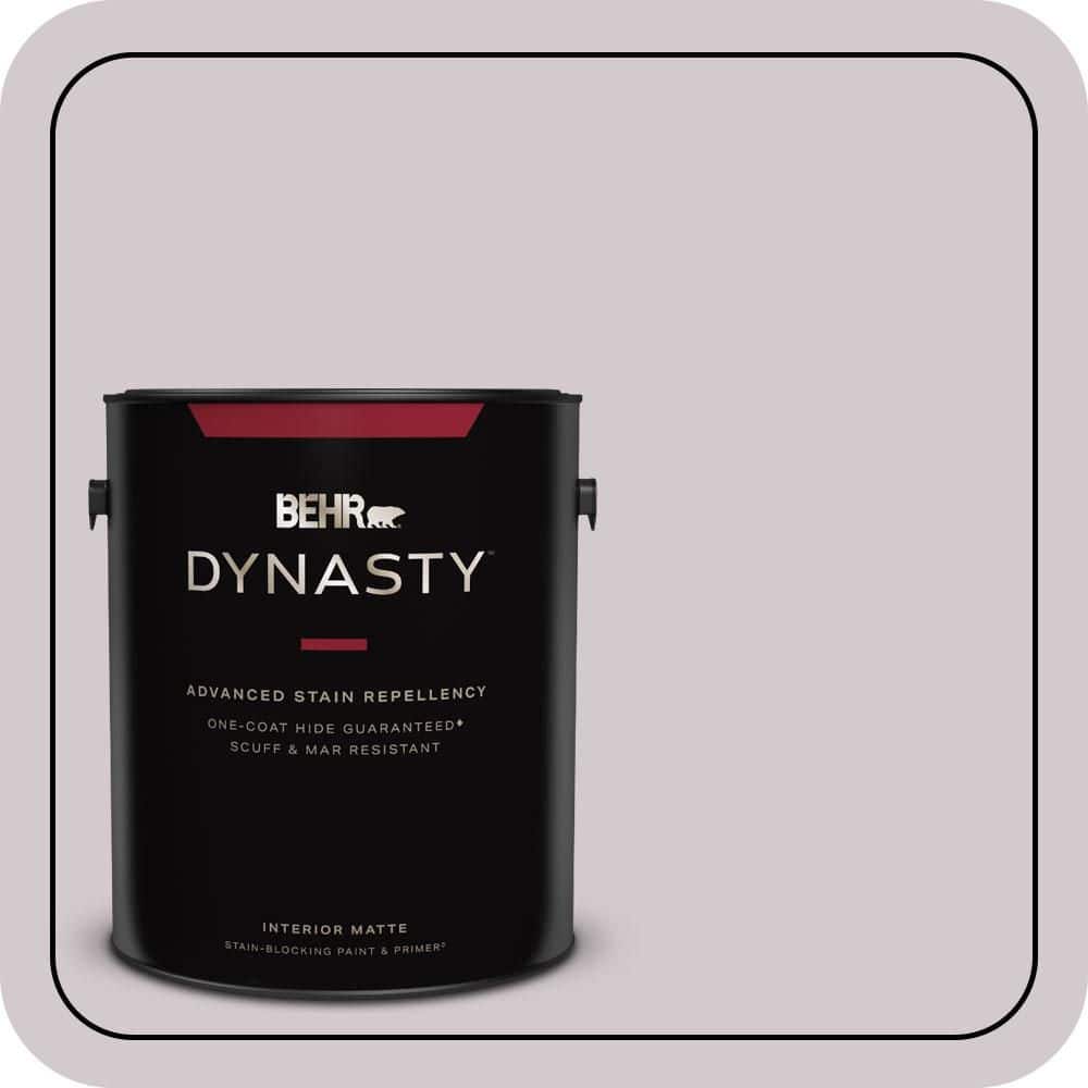 1 gal. #N110-1 Dusty Lilac Matte Interior Stain-Blocking Paint & Primer price history on PriceWatchPro