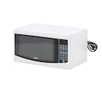 0.7 cu. ft. Countertop Microwave in White