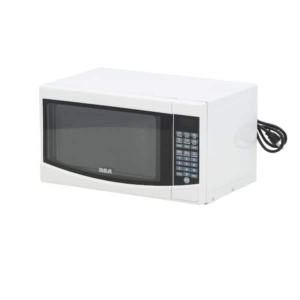 RCA 0.7 cu. ft. Countertop Microwave in White