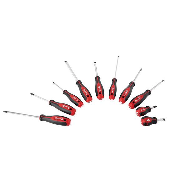 Milwaukee Screwdriver Set with PACKOUT Tool Box Customizable Foam Insert (11-Piece)