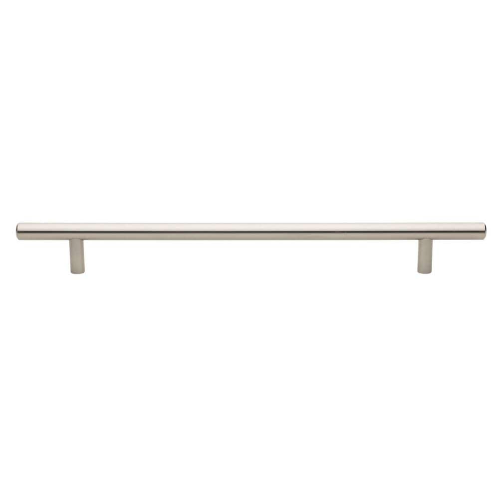 Brushed Stainless Steel 9" Modern Bar Pull with Mounting Hardware