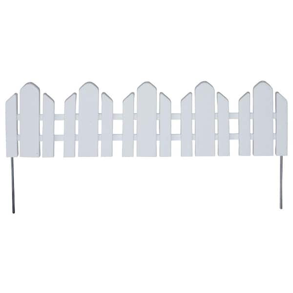 Vigoro 22 in. Adirondack Border White Edging