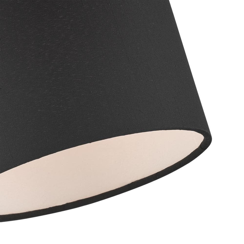 Bainbridge Modern White Drum LED Semi-Flush Mount Light