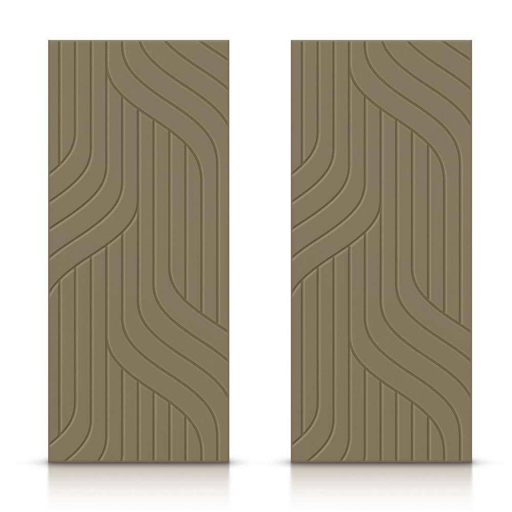 84 in. x 80 in. Hollow Core Olive Green Painted Composite MDF Interior Double Closet Sliding Doors price history on PriceWatchPro