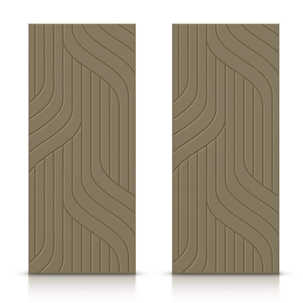 84 in. x 96 in. Hollow Core Olive Green Painted Composite MDF Interior Double Closet Sliding Doors price history on PriceWatchPro