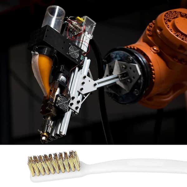 KIWDZFU Copper Wire Brush for 3D Printer Nozzle Cleaning Tool 3