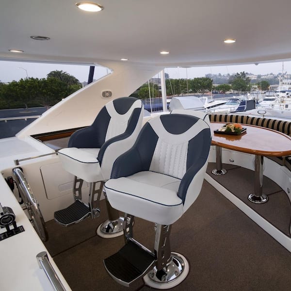 SKYSHALO Captain Bucket Seat Pontoon Boat Seat with Thickened