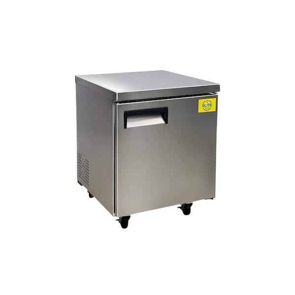 27 in. 6.3 cu. ft. Commercial Undercounter Freezer EU30F in Stainless Steel