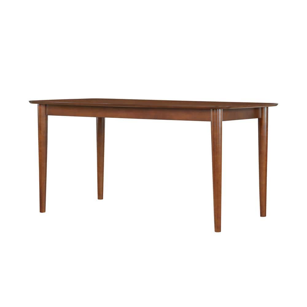 Bonito 59-inch Walnut Finish Rectangular Wood Dining Table