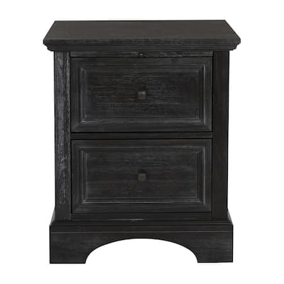 Black - Nightstands - Bedroom Furniture - The Home Depot