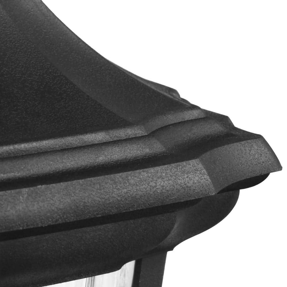 Marquette 19" Black Composite Polymer Outdoor Post Lantern