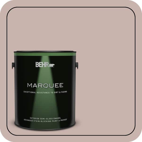 BEHR MARQUEE 1 gal. #PPF-10 Balcony Rose Semi-Gloss Enamel Exterior Paint & Primer
