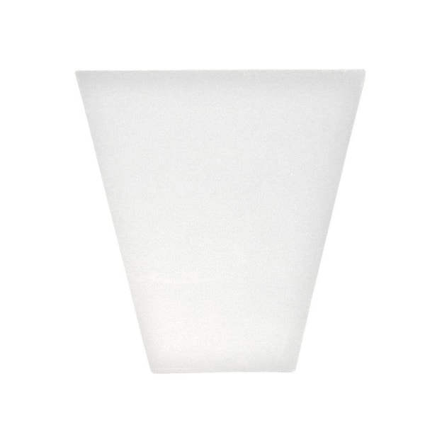 Builders Edge 9 in. Flat Panel Window Header Keystone in 001 White