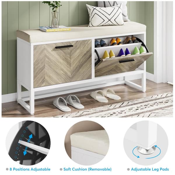 https://images.thdstatic.com/productImages/2842d585-114a-435e-8085-8153c805a048/svn/white-grey-shoe-storage-benches-hd-alxk361-1f_600.jpg