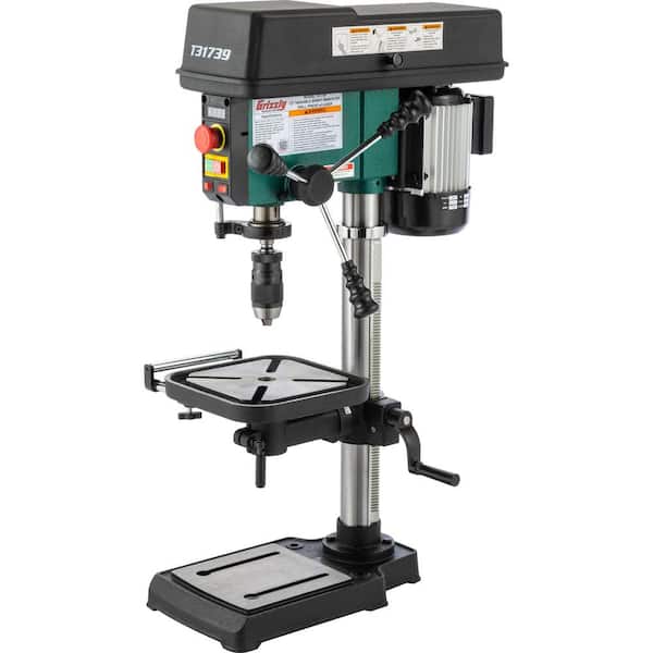 Grizzly Industrial 12 in. Variable-Speed Benchtop Drill Press with 1/32 in.-5/8 in. Chuck