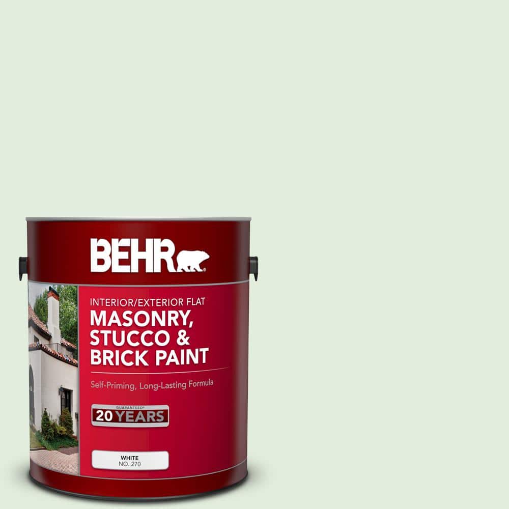 1 gal. #M400-1 Establish Mint Flat Masonry, Stucco and Brick Interior/Exter