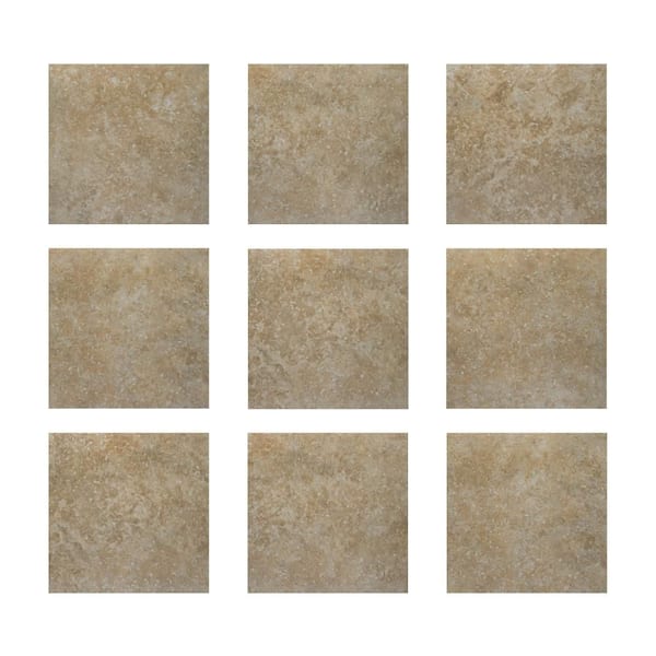 Roma Noce 6-1/2 in. x 6-1/2 in. Porcelain Floor and Wall Take Home Tile Sample