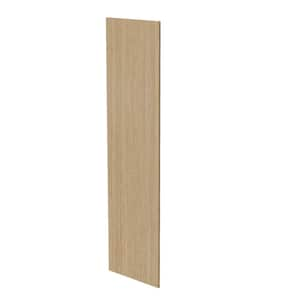 Washington 0.75 in. W x 30 in. D x 96 in. H in Vanguard Oak Thermofoil Refrigerator End Panel