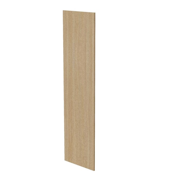Home Decorators Collection Washington 0.75 in. W x 24 in. D x 96 in. H in Vanguard Oak Thermofoil Refrigerator End Panel