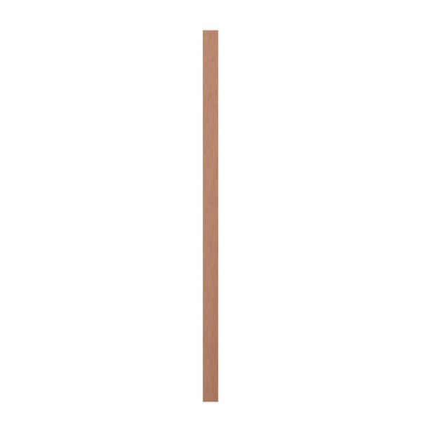 1.75 in. D x 1.75 in. W x 42 in. L Unfinished White Oak Wood Baluster