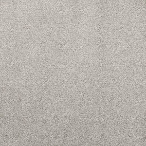 Plush Dreams II - Silken-Gray 12 ft. 53 oz. Triexta Texture Installed Carpet