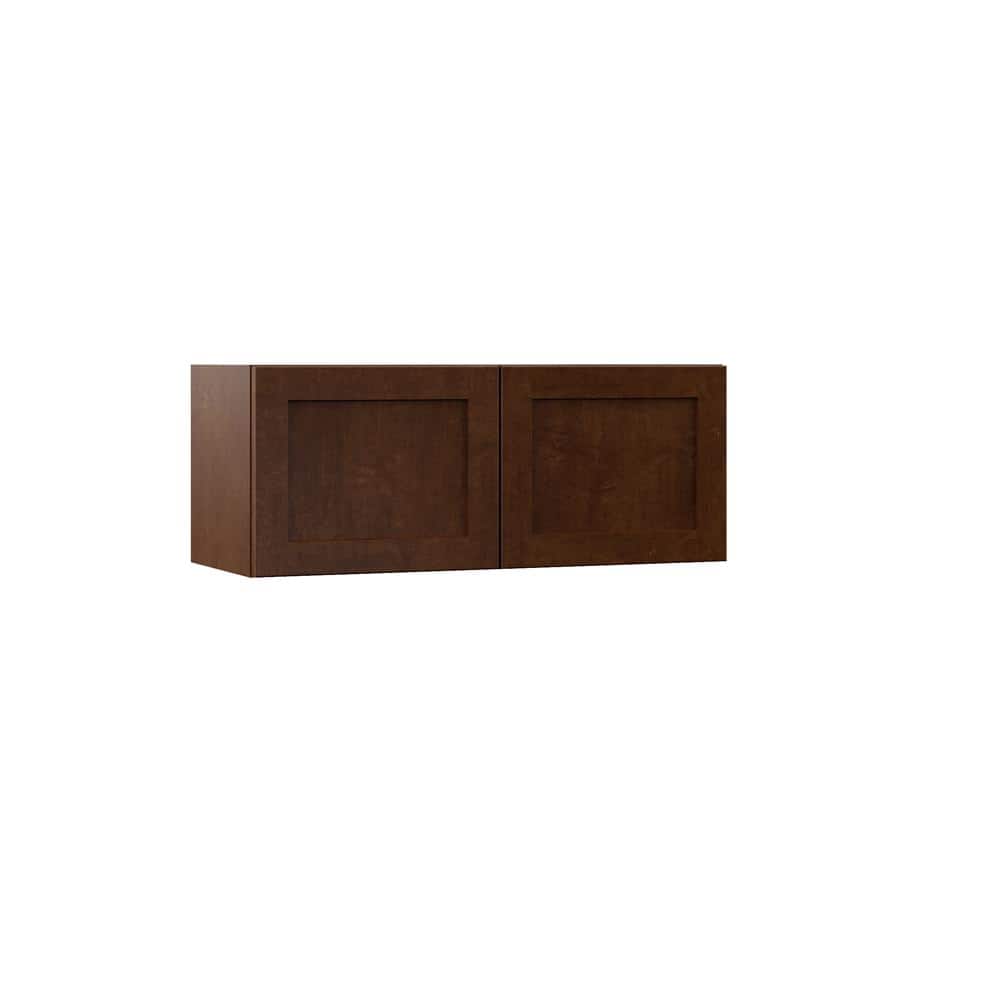 Designer Series Soleste Assembled 30x12x12 in. Wall Bridge Kitchen Cabinet in Spice price history on PriceWatchPro