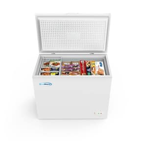7 cu. ft. Manual Defrost Commercial Chest Freezer in White