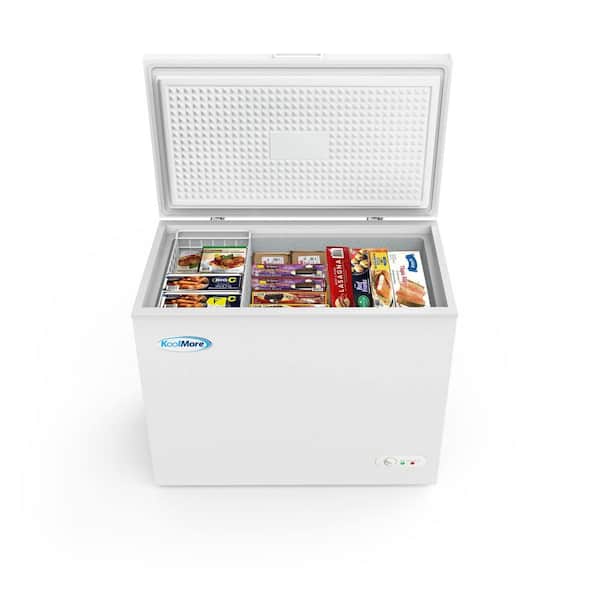 Koolmore 7 cu. ft. Manual Defrost Commercial Chest Freezer in White