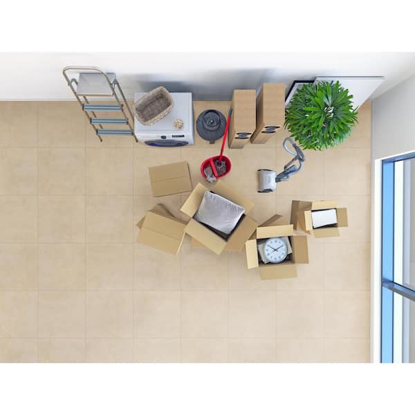 Aria Cremita 24 in. x 24 in. Polished Porcelain Floor and Wall Tile (16 sq. ft. / case)