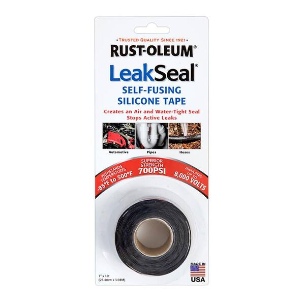 Rust-Oleum Stops Rust 1 in. x 3.3 yds. Black LeakSeal Tape (Case of 6)