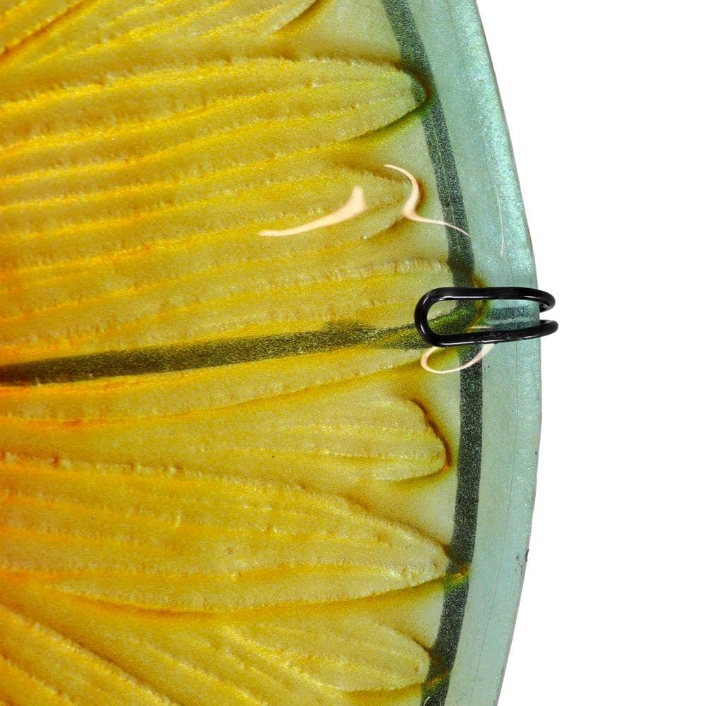 Blooming Sunflower Glass Bird Bath with Iron Stake and Clamp