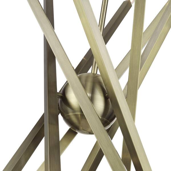 Livex Lighting Monaco 14-Light Antique Brass Chandelier