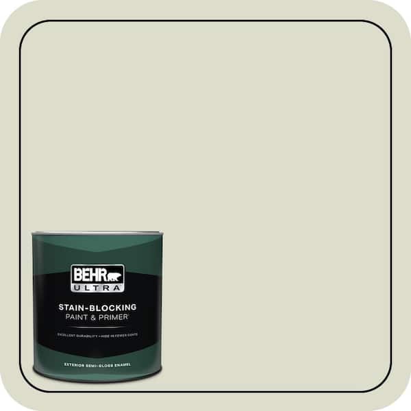 BEHR ULTRA 1 qt. #PPU10-15 Desert Springs Semi-Gloss Enamel Exterior Paint & Primer