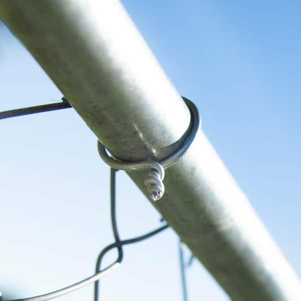 YARDGARD SpeedyTie Chain Link Fence Top Rail Galvanized Steel Tie Wires 1-3/8