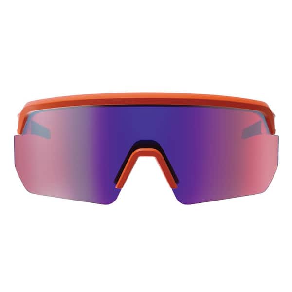 Ergodyne Skullerz AEGIR 55020 Purple Anti-Scratch and Enhanced Anti-Fog Mirrored Lens Safety Glasses, Sunglasses